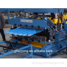 Double layer tapezoidal and step tile roll forming machine